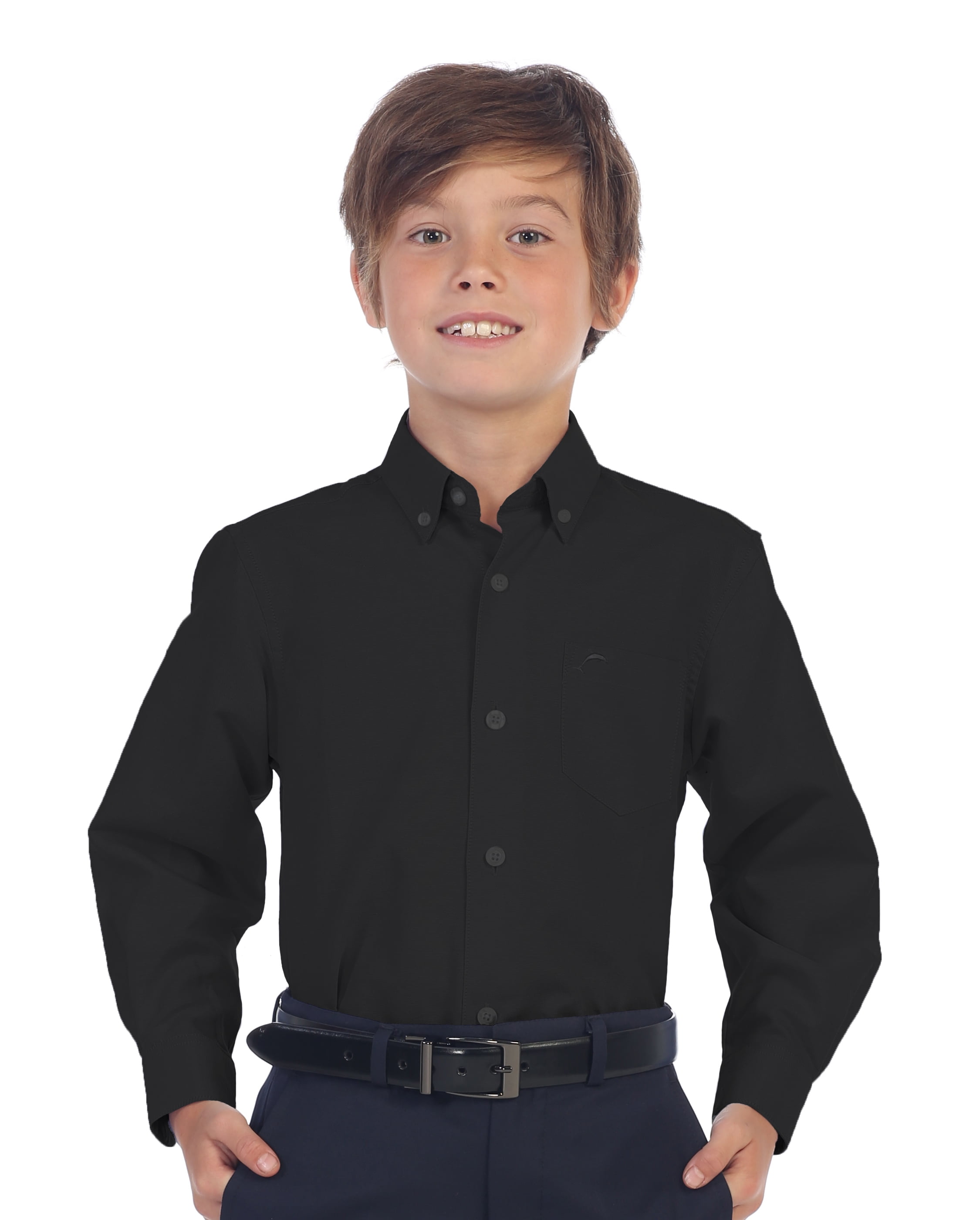 Kids black dress shirt Clearance