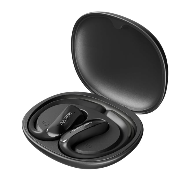 Auriculares inalámbricos PEICHENG Bluetooth 6.0 deportivos negros