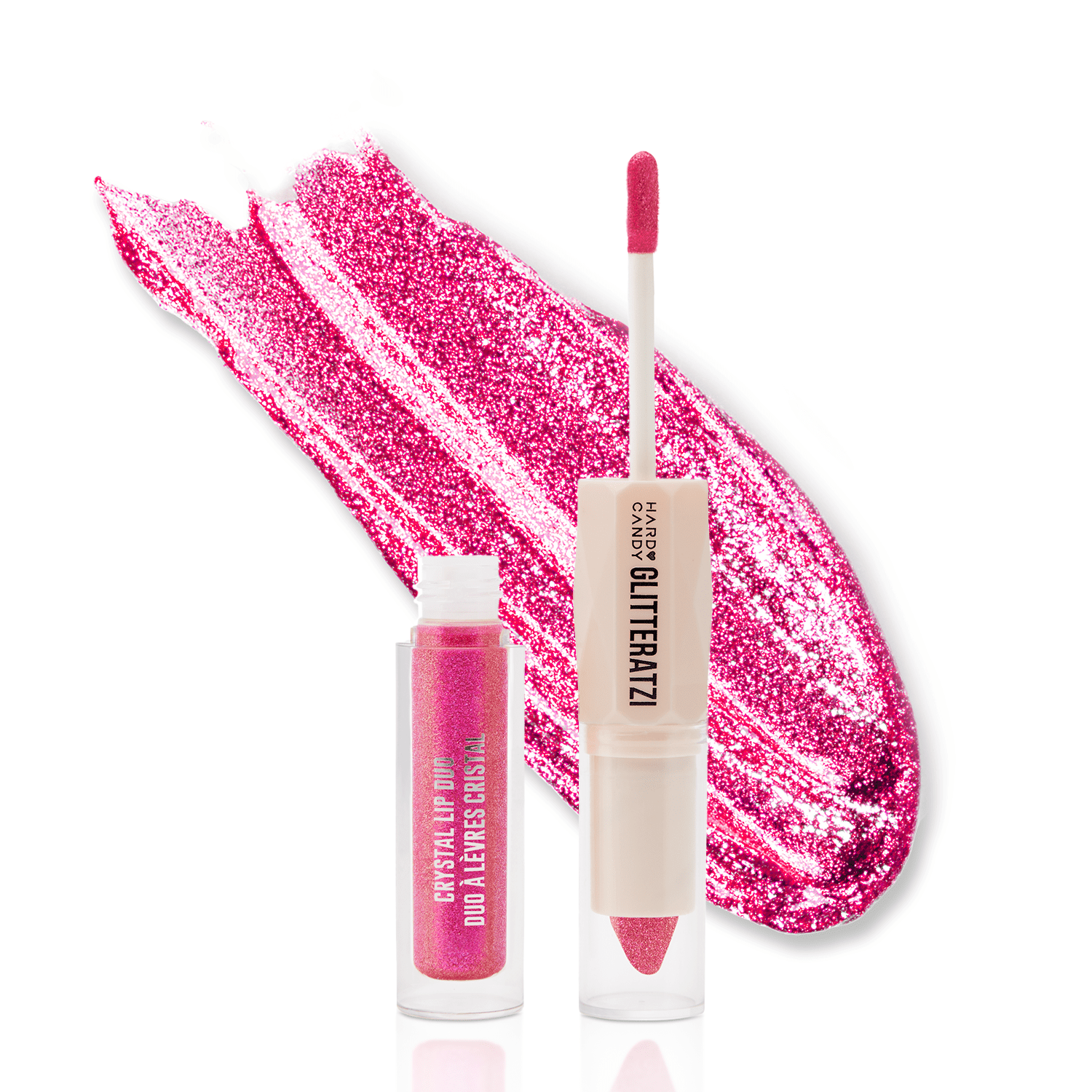 Hard Candy Glitteratzi Crystal Lip Duo, 2.8mL