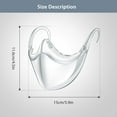 thumbnail image 4 of ABCISI 3PCS Transparent Face Shield, Lightweight Anti-Fog Clear Face Mask, Sturdy Breathable Clear Face Shield, Plastic Reusable Protective Face Mask for Men and Women, 4 of 7