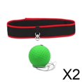 thumbnail image 1 of Pelota de de boxeo,Juego de diadema con pelota de de boxeo para niños y adultos,Banda para la cabeza ajustable para ejercicios de boxeo,Pelota de MMA con cuerda y, 1 of 8