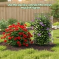 thumbnail image 6 of 18PCS Plant Protectors from Animals, 6 Pack Metal Plant Cages for Outdoor Plants, Reusable Plant Covers from Animals, Garden Cloche & Chicken Wire Cloche for Vegetables, Flowers, Seedlings, 6 of 9