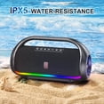 thumbnail image 2 of FanFun Bluetooth Speaker, Portable Party Speaker with 2 Mics, IPX5 Waterproof, Outdoor PA System, Deep Bass, 2 of 8