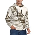 thumbnail image 2 of Honeii Western Desert Cowboys 1 Pattern Mens Hoodies Men's Loose Sleeve Sweatshirt,Pullover Hooded Sweatshirt for Men,Essentials Hoodie-XX-Large, 2 of 7