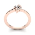 thumbnail image 3 of Natural 0.25ct Round Cut Diamond Ladies 3Stone Fancy Engagement Anniversary Ring Solid 10K Rose, White or Yellow Gold H SI2, 3 of 3