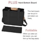 thumbnail image 4 of Bolsa de lona Barsine, mediana, ligera, con bolsillos, color negro, 4 of 6