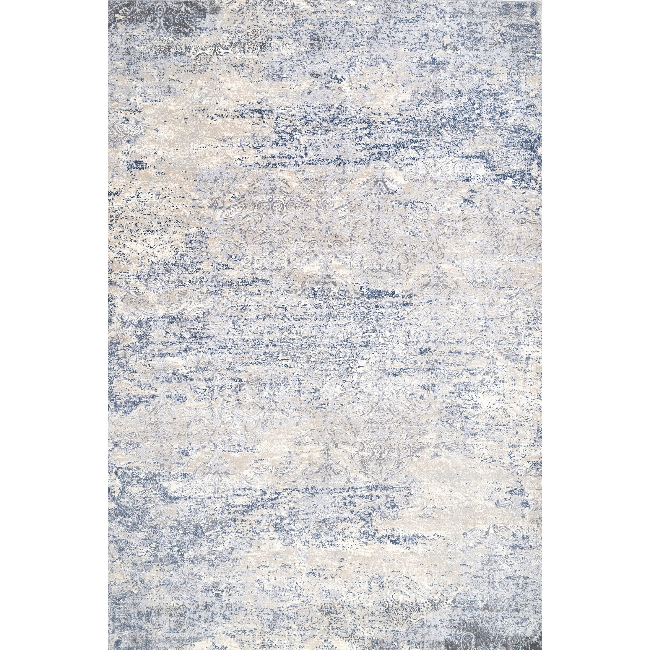 nuLOOM Twilight Tribal Distressed Area Rug, 6' 7" x 9', Twilight Silver