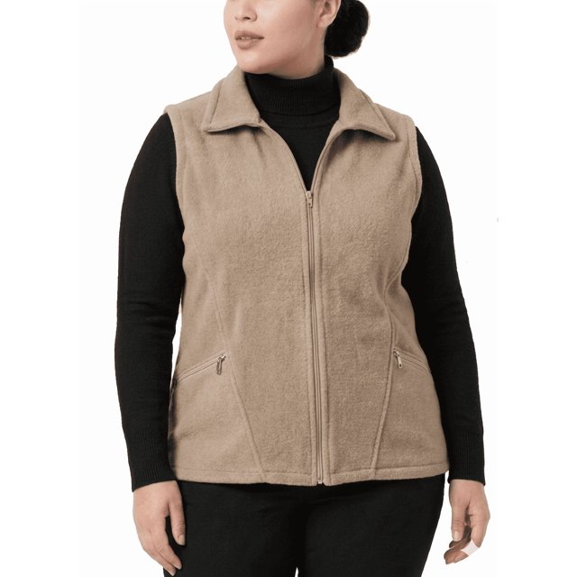 Chaleco Nashly Cierre En Bolsa Mujer De Polar