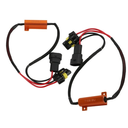 

Octpeak 2Pcs LED Decoder Small Portable Easy Installation Light Decoding Equipment Resistor For LED Lights LED Light Decoder
