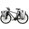thumbnail image 4 of AFISHTOUR Waterproof Bike Panniers, 25L Bike Bags for Bicycles Rear Rack, Bicycle Saddle Bag for Grocery (Grey, 1 PCS), 4 of 8