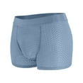 thumbnail image 7 of zeranth Men Trunks Built-in Fake Butt Hip Lifter Enhancer Shorts Briefs Padded U Convex Pouch Mid-rise Underwear Shapewear Underpants, 7 of 7