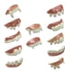 thumbnail image 1 of Accesorio de disfraz de cosplay divertido para adultos con dientes de Halloween, decoración para fiesta elegante 12 piezas nacaradas., 1 of 9