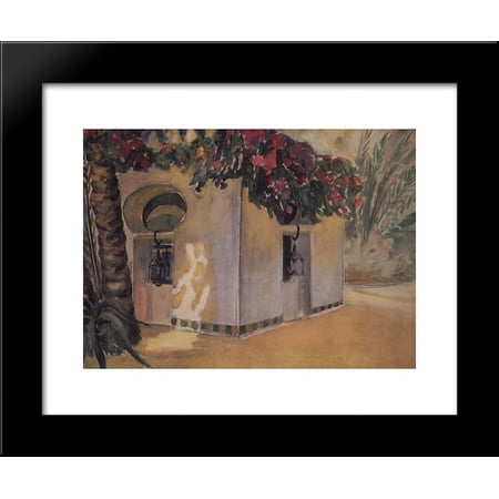 Garden Beneventum 20x24 Framed Art Print by Petrov-Vodkin, Kuzma