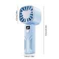 thumbnail image 3 of TIMIFIS Paper Meat Patty Paper Handheld Mini Fan Portable Handheld Fan Handheld Fan Rechargeable Kitchen Gadgets, 3 of 6