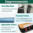 thumbnail image 4 of Refrigerator Handle Covers, 5 PCS, Adjustable Appliance Handle Covers, Keep Your Kitchen Clean, Microwave Oven Stove Dishwasher Handle Protector, Non Slip Fridge Handle Cover (Charcoal Black), 4 of 5