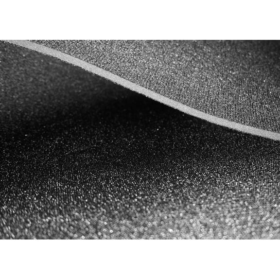 5mm Black Neoprene Fabric Wetsuit Scuba Foam Padding, Rubberized Table Desk Pads Fabric Rolls Sheets (Black, 1' x 2')