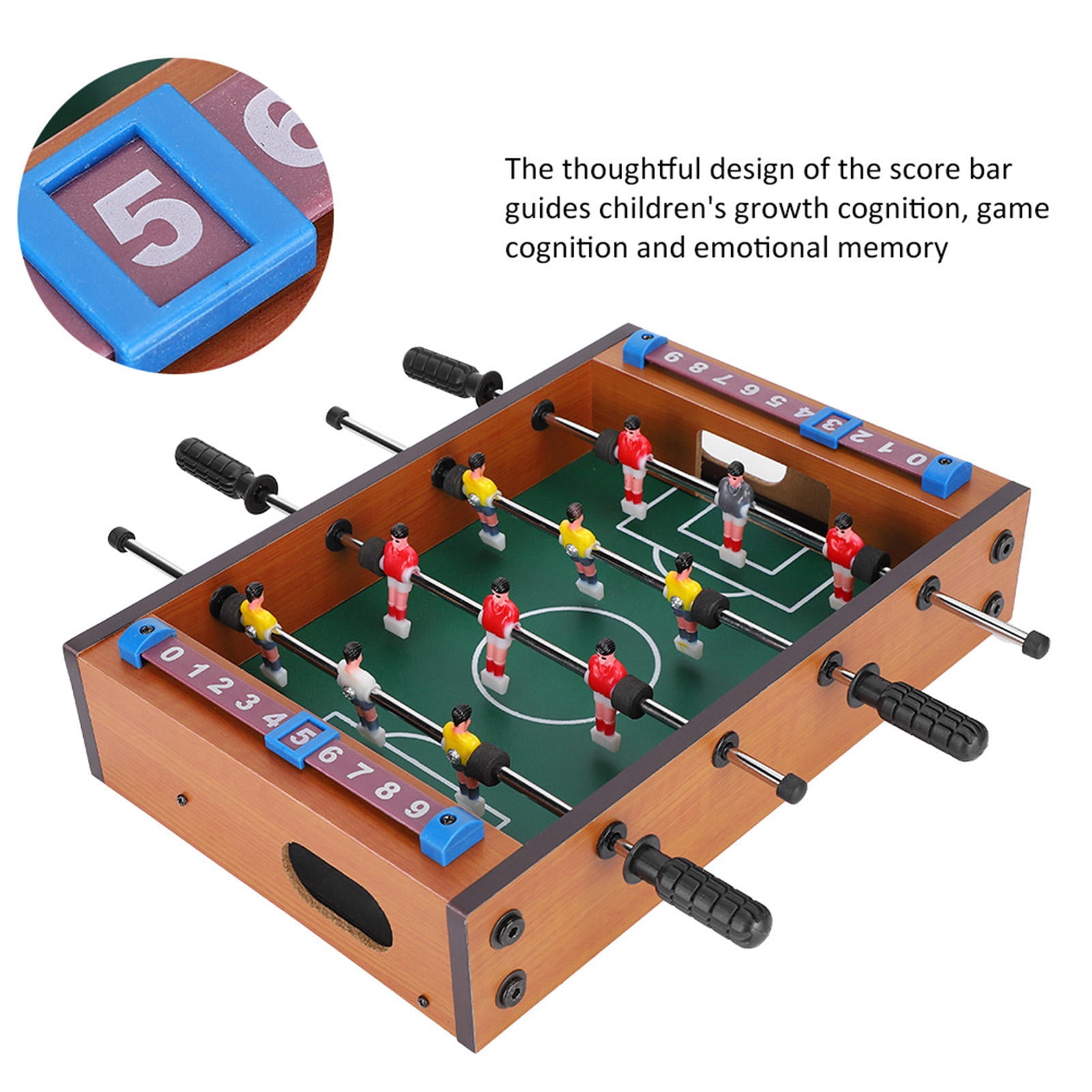 Suodoka Durable Foosball Table – Thick‑Wall, Anti‑Collision Cotton, Slider Scoreboard, Lock‑Nut Stability – Ideal Indoor Game for Kids & Parties