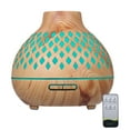 thumbnail image 1 of Decdeal 400ml U-ltrasonic Acoustic Air Aroma Diffuser Mist Maker with Remote Control Controller 7 Colorful Design 4 Levels T-imer T-ime Setting Double Spray Modes for Yoga Relax Office Hom Type 1 US plug, 1 of 7
