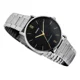 thumbnail image 4 of Reloj pulsera Casio MTP-VT01 con correa de acero inoxidable color plateado - fondo negro, 4 of 8