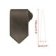 thumbnail image 2 of CORBATA CHIC PARA HOMBRES Corbatas de Color Sólido Texturizadas Clásicas para Bodas Formales Talla Única Marrón, 2 of 4