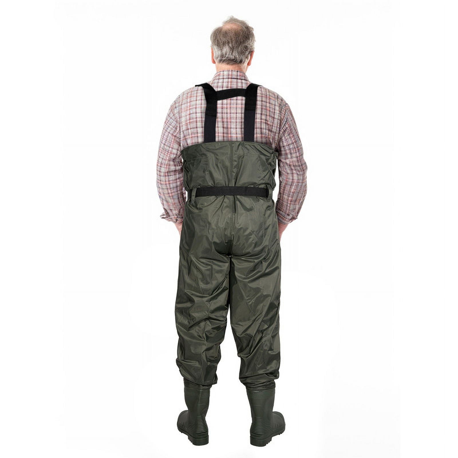 Dr.Fish Waterproof Chest Waders with Boots for Fishing, Gardening, Farming, Hunting