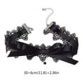thumbnail image 5 of CIYISON Lovely Black Lace Bowknot Collar Necklace Elegant Vintage Soft Choker Necklaces, 5 of 12