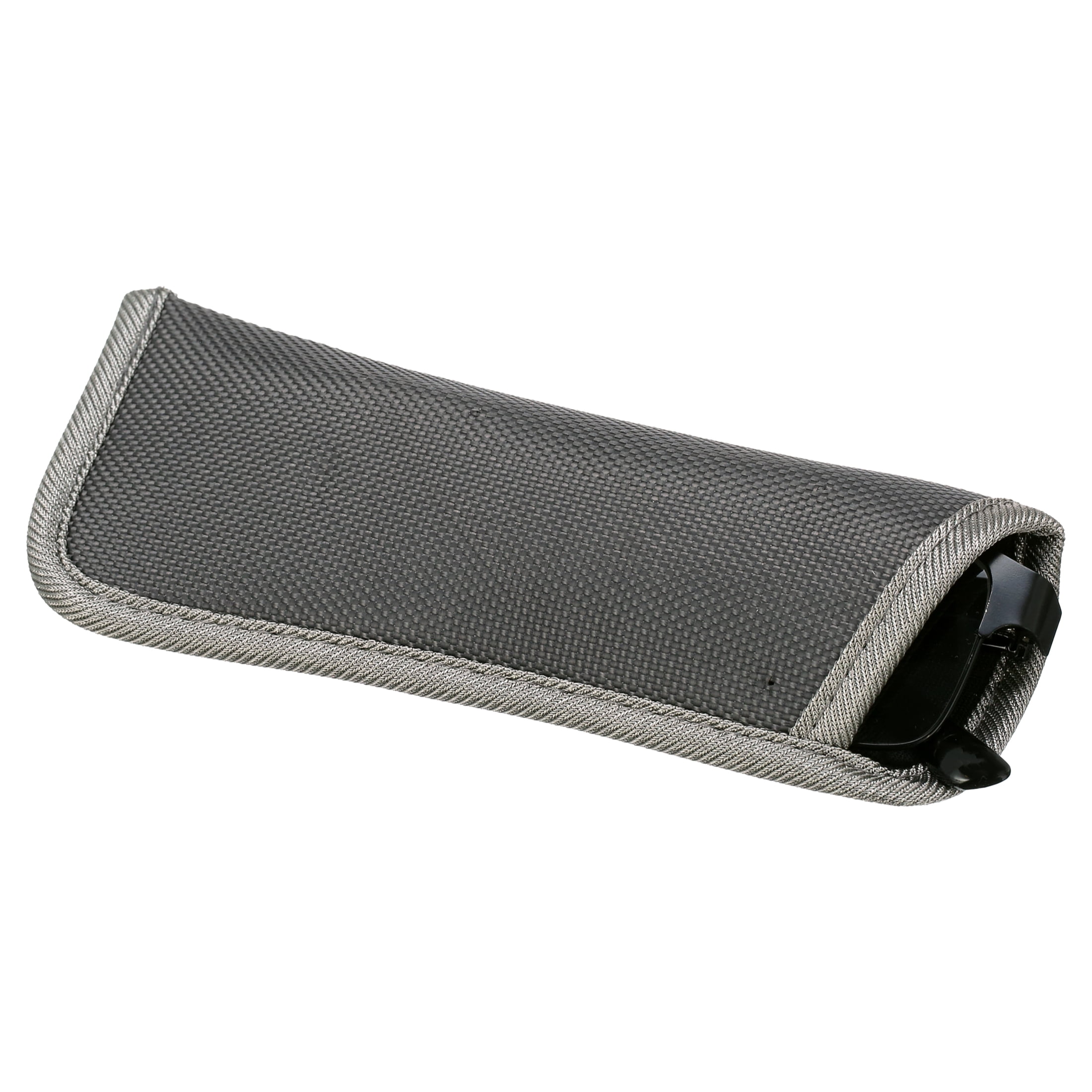 M+ Men's Ash +2.00 Rectangle Reading Glasses with Case, Black Matte