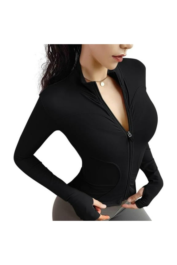 Women's running jacket, breathable sports jacket, yoga fitness shirt, sports jacket Sarapandan