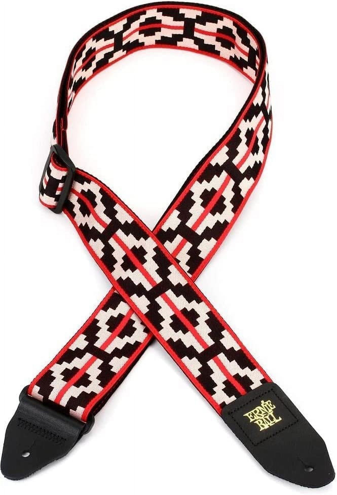 Ernie Ball Jacquard Guitar Strap - Ristra Red