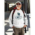 thumbnail image 2 of Yellowstone National Park. Sweatshirt Men -SPIdeals Designs, Male 3X-Large, 2 of 4
