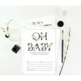 thumbnail image 6 of Inkdotpot 30 Gender Neutral Baby Shower Invitation Cards Oh Baby Fill In Blank Invites, 6 of 7