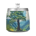 thumbnail image 7 of Yayeee Ashtray with Lid for Cigarette Smokeless Stainless Steel Home Ash Holder, Blue Mountain, 7 of 7