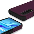 thumbnail image 3 of For TCL Stylus 5G Ultra Slim Corner Protection Shock Absorption Hybrid Dual Layer Hard PC TPU Rubber Armor Defender Cover ,Xpm Phone Case [Purple], 3 of 9