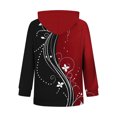 thumbnail image 7 of Zedker Women's Plus Size Zip Up Jacket Drawstring Graphic Hoodies Casual V Neck Sport Sweatshirts Fall Y2K Clothes, 7 of 7