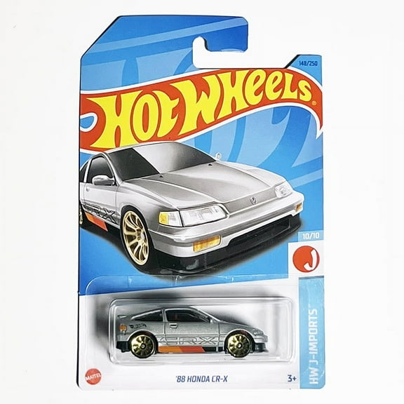 Hot Wheels 2023 88 Honda CR-X (Sliver) HW J-Imports
