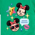 thumbnail image 3 of Disney Emoji - Minnie Assorted Emojis - Toddler And Youth Short Sleeve Graphic T-Shirt, 3 of 5