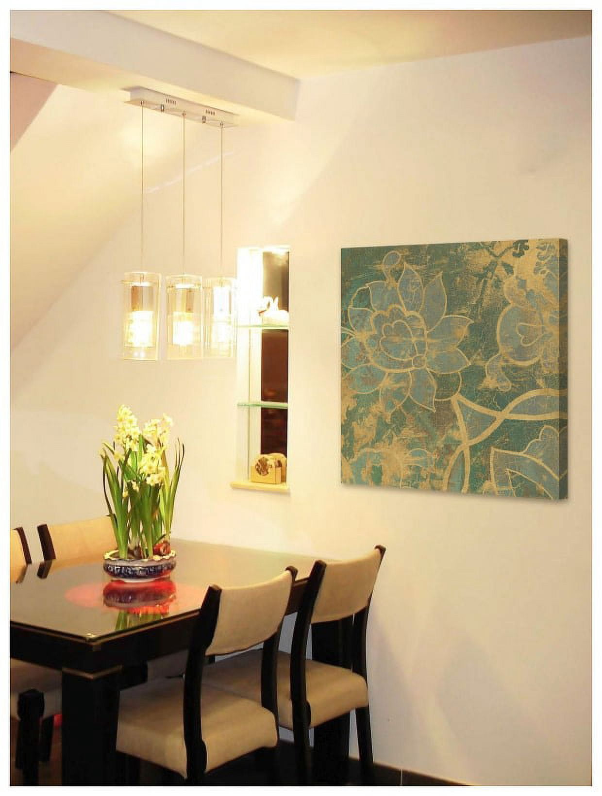"Persian Tile II" Painting Print on Wrapped Canvas