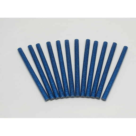 GlueSticksDirect Blue Glitter Colored Glue Stick Mini X 4" 24 Sticks