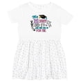 thumbnail image 3 of Inktastic My Mommy Did It and She Did It for Me with Graduation Cap Girls Toddler Dress, 3 of 5