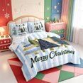 thumbnail image 2 of Manfei Winter Holiday 7 Pieces Full Size Bedding Sets,Cute Christmas Animals Full Size Bed in a Bag,Xmas Reversible, 2 of 7