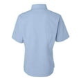 thumbnail image 3 of FeatherLite Women's Short Sleeve Stain Resistant Oxford Shirt 5231 Light Blue XL, 3 of 5