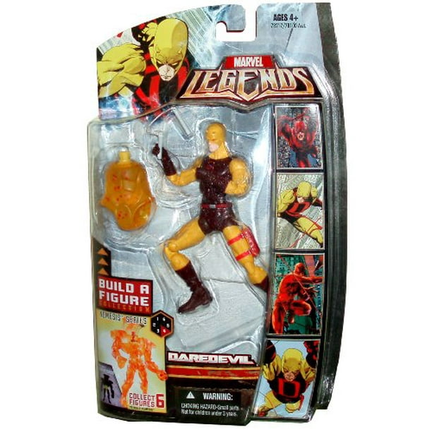 Marvel Legends 2007 Série Exclusive Nemesis 6 Pouces de Hauteur Figurine - Casse-Cou Jaune avec Nunchakus et Nemesis Bas du Torse