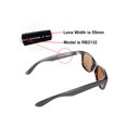 thumbnail image 5 of Walleva Black Polarized Replacement Lenses for Ray-Ban RB2132 55mm Sunglasses, 5 of 7