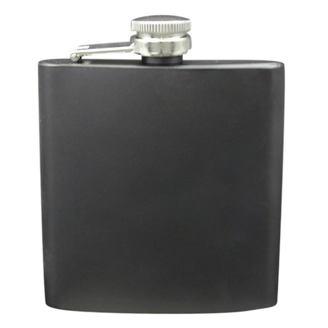 Flasque de Poche en Acier Inoxydable pour Whisky Liqueur Vis Capuchon 6