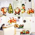 thumbnail image 4 of Lámpara De Modelado De Navidad Papá Noel Árbol De Navidad Muñeco De Nieve Alimentado Por Batería Con Ventosa Decoración Lámpara Colgante Luz De Marquesina Para Navidad Fiesta En Casa Ventana seitruly HA026361-04, 4 of 6
