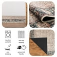 thumbnail image 6 of Keen Home Design Machine Washable Area Rugs with Non-slip Backing, Ideal for Hallway, Living Room, Bedroom, Kitchen and Laundry Room, Vintage Moroccan and Low Pile Rug - ( 2'6'' x 7'), 6 of 9