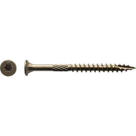 

1PK Big Timber #10 x 3 In. Bronze Flat Head Wood Screw (64 Ct. 1 Lb.)
