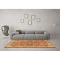 thumbnail image 3 of Ahgly Company Indoor Square Persian Brown Traditional Area Rugs, 7' Square, 3 of 4