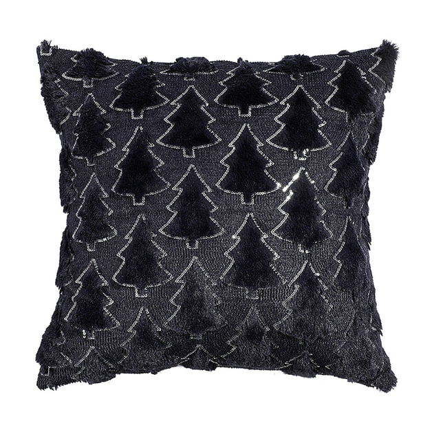 Yhmxh Fundas de almohada decorativas suaves de Navidad para sofá, cama, decoración del hogar, funda de cojín familiar de 15.75 x 15.75 pulgadas.