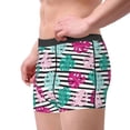 thumbnail image 2 of Yiaed Tropical Leaves Print Men's Soft Cotton Boxer Shorts Breathable Boxers Underwear Moisture-Wicking Underwear Stretch Boxer Briefs for Man-XX-Large, 2 of 5